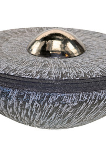 Disk urn ERBLDSCG1 keramiek klein carbon grey