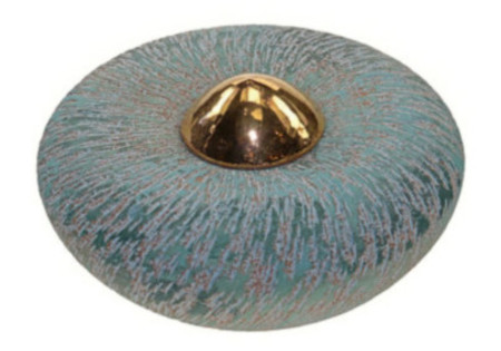 Disk urn ERBLDSOB1 keramiek klein ocean blue