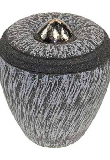 Cone urn ERBLCSGC0,4 keramiek klein carbon grey.