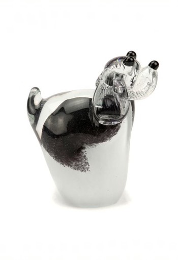 Hond U07 BLWs zwart-wit staamd