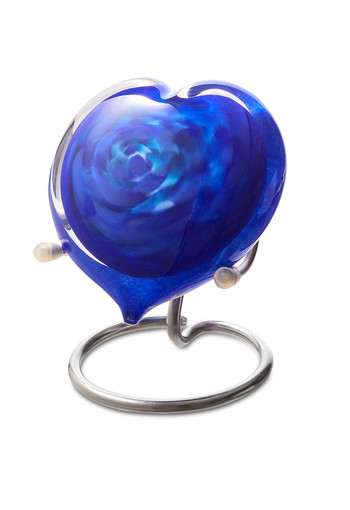 Hart Medium U39MHB Blauw ondoorzichtig