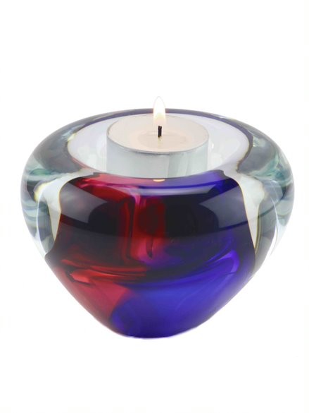 Tealight U28RB Rose-blauw