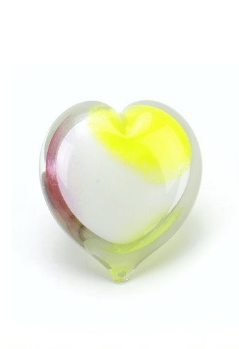 Pebble hart U36PHOPT pastel ondoorschijnend sweet colors