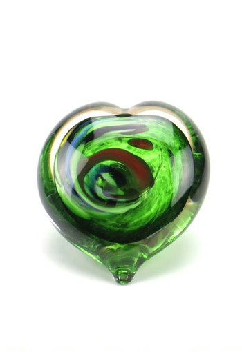 Pebble hart U36PHMG multi color groen